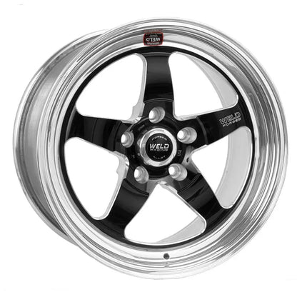 Weld S71 Black Center - Polished Shell | 17x10" +30mm | 5x115mm Wheel