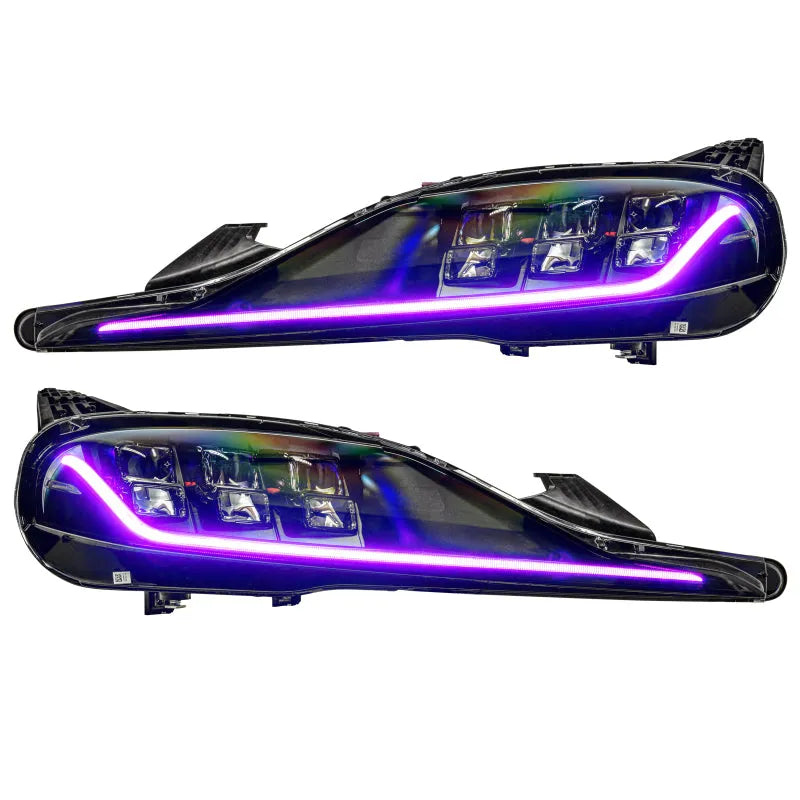 ORACLE Lighting 20-21 Toyota Supra GR RGB+A Headlight DRL Upgrade Kit - ColorSHIFT (1400-333)
