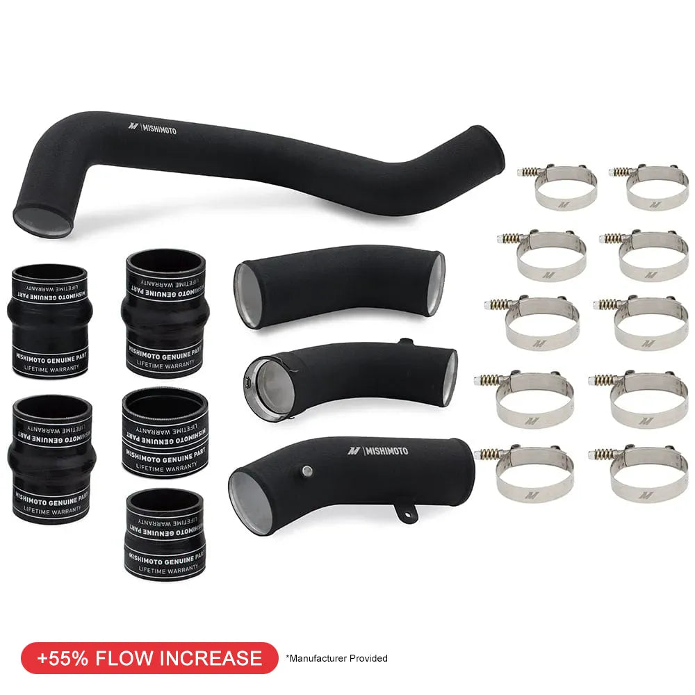 Mishimoto Intercooler Pipe and Boot Kit, fits Duramax (L5P) '17-'19, Black