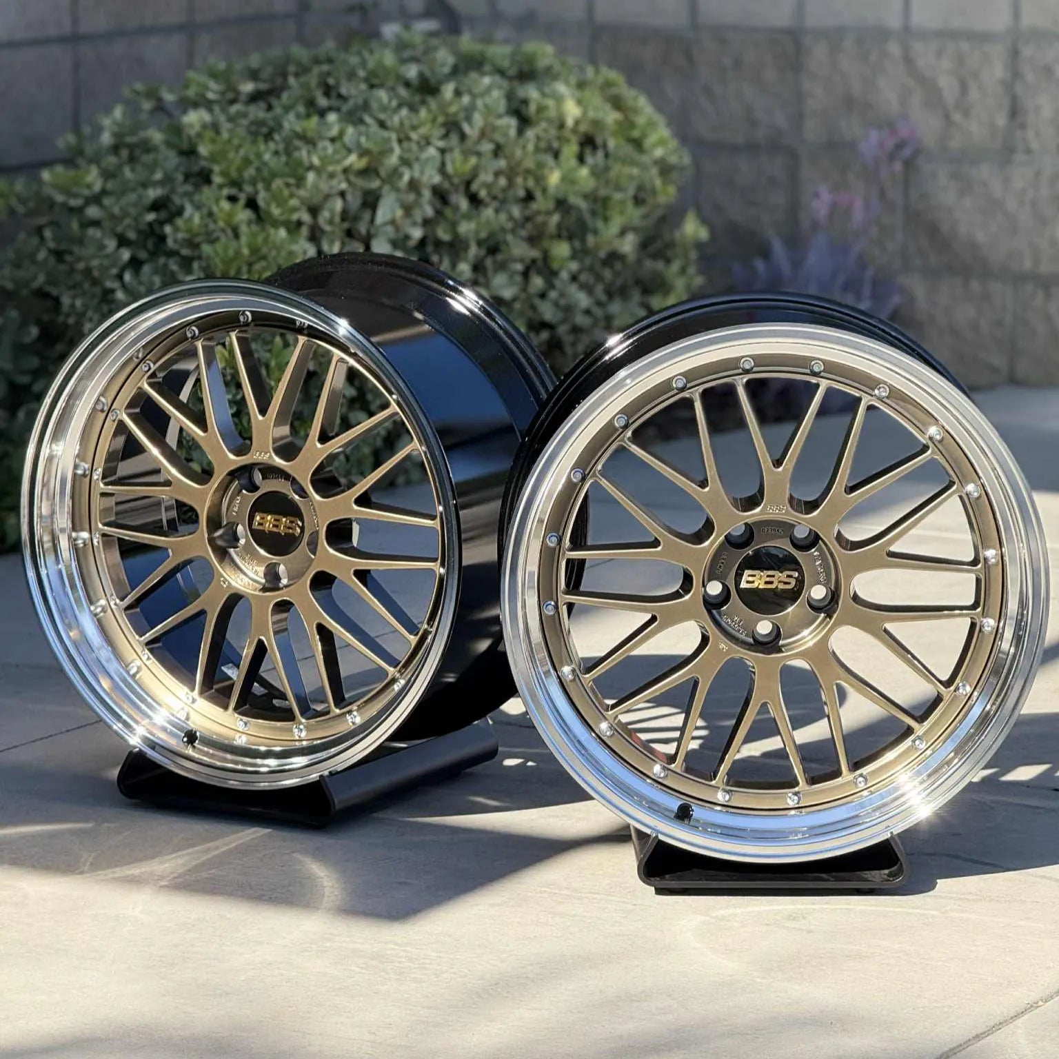 BBS LM 19x9.5 +20, 19x11 +25 5x120 Diamond Gold (SET)