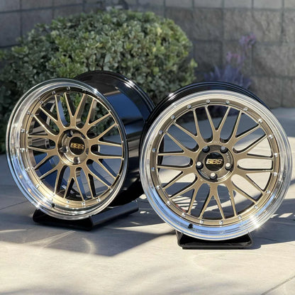 BBS LM 19x9.5 +20, 19x11 +25 5x120 Diamond Gold (SET)