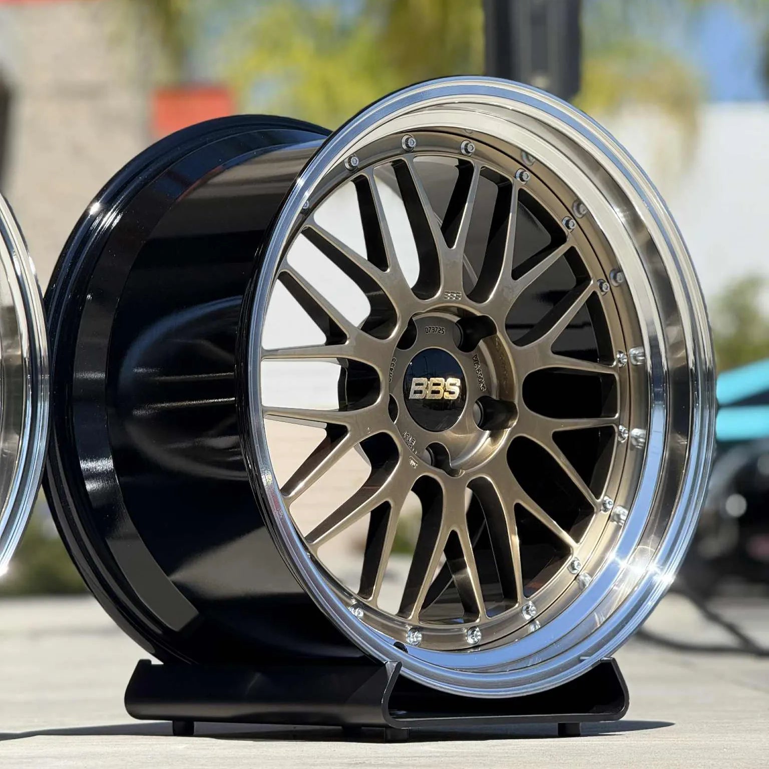 BBS LM 19x9.5 +20, 19x11 +25 5x120 Diamond Gold (SET)