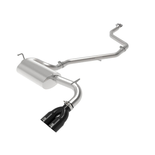 aFe Takeda 2-1/2in SS Cat-Back Exhaust w/ Black Tip | Lexus CT200h (11-17) (49-36047-B)