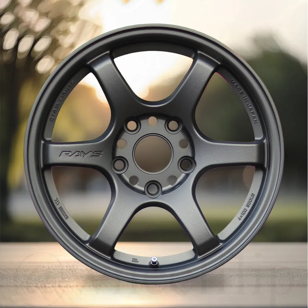 Gram Lights 57DR 15x8 +28 4x100 Gun Blue 2 (SET)