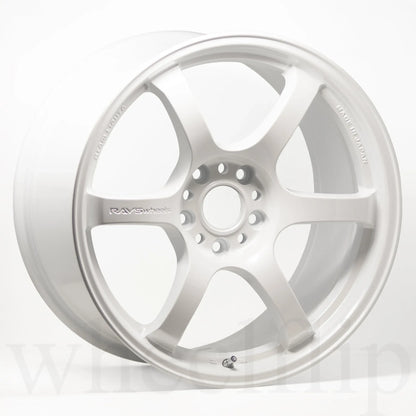 Gram Lights 57DR 18x9.5 +22 5x114.3 Ceramic Pearl White (SET)