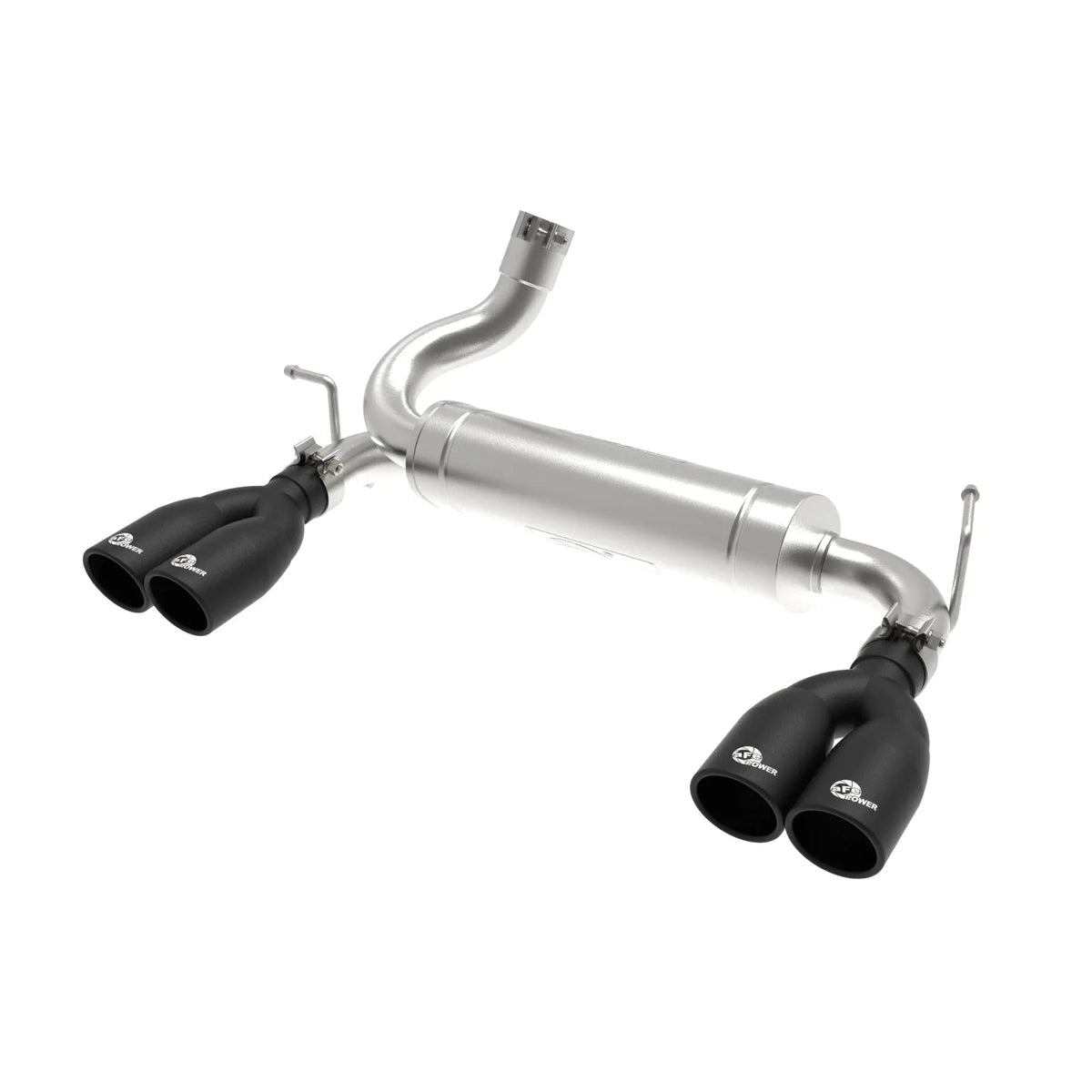 aFe 2.5in SS Vulcan Axle-Back Exhaust | Jeep JK V6-3.6/3.8L (07-18) (49-38086-B)