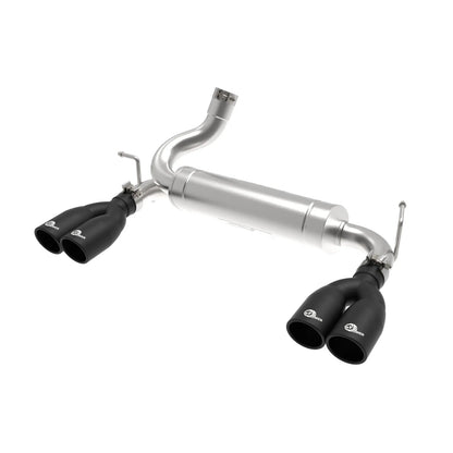 aFe 2.5in SS Vulcan Axle-Back Exhaust | Jeep JK V6-3.6/3.8L (07-18) (49-38086-B)