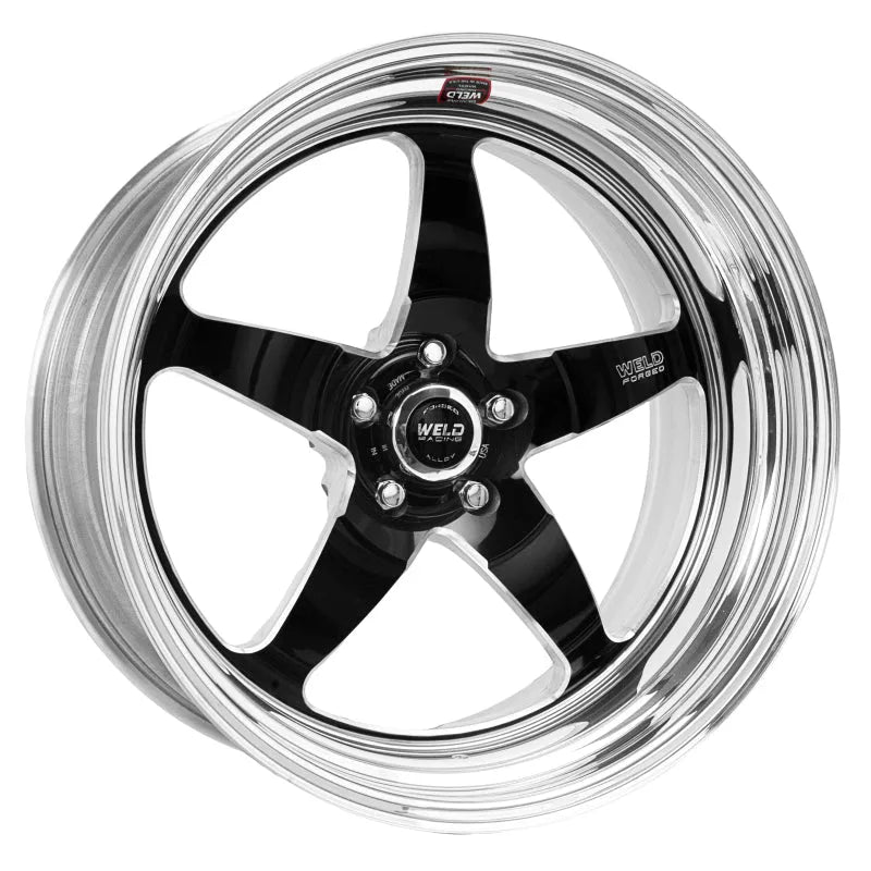 Weld S71 Black Center - Polished Shell | 20x9" +33mm | 5x115mm Wheel