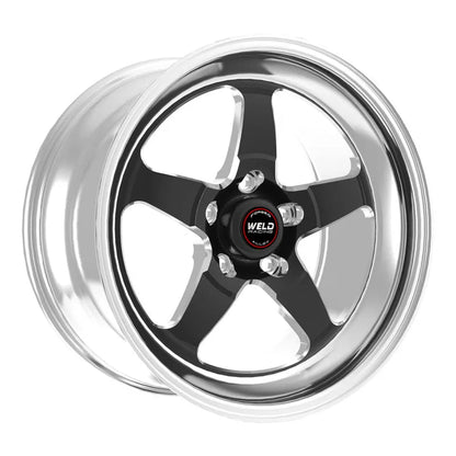 Weld S71 Black Center - Polished Shell | 20x9" +33mm | 5x115mm Wheel