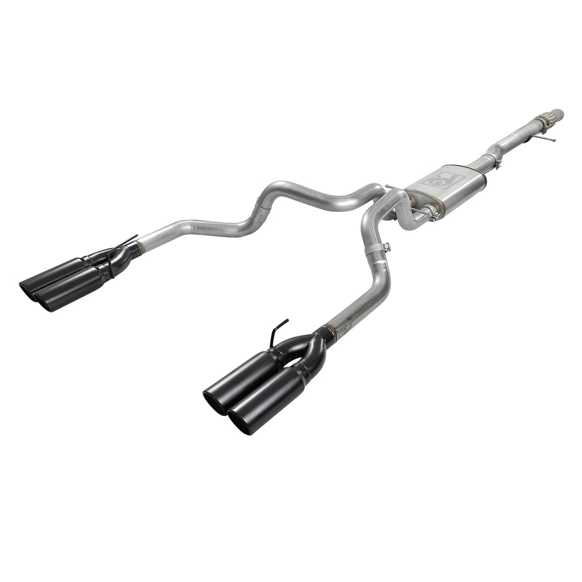 aFe Vulcan 4-3in SS Cat-Back Exhaust GM Silverado/Sierra 1500 V8-6.2L (19) (49-34102-B)