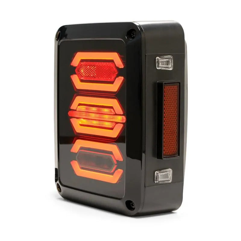 DV8 Octagon LED Tail Lights | Jeep Wrangler JK (TLJK-02)