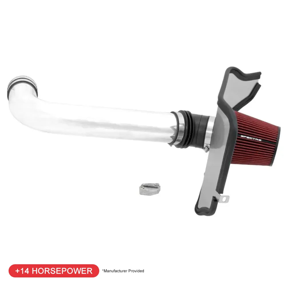 Spectre 68-72 Chevelle LS Blade MAFS Driver Side Air Intake Kit - Polished w/Red Filter