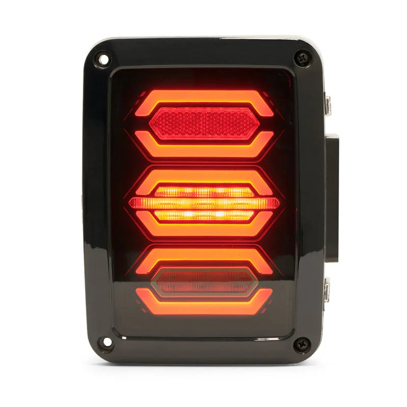 DV8 Octagon LED Tail Lights | Jeep Wrangler JK (TLJK-02)