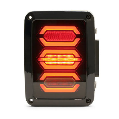 DV8 Octagon LED Tail Lights | Jeep Wrangler JK (TLJK-02)