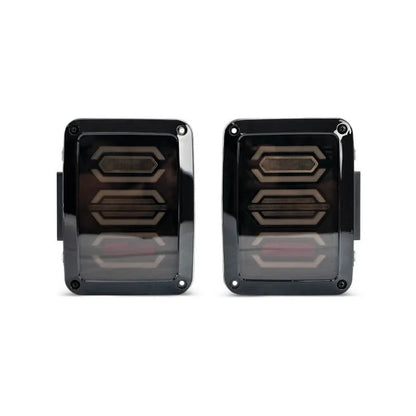 DV8 Octagon LED Tail Lights | Jeep Wrangler JK (TLJK-02)