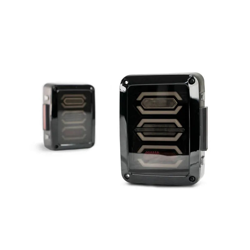 DV8 Octagon LED Tail Lights | Jeep Wrangler JK (TLJK-02)