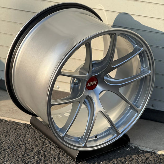 BBS RI-A 19x9 +50, 19x12 +45 5x130 Diamond Silver (SET)