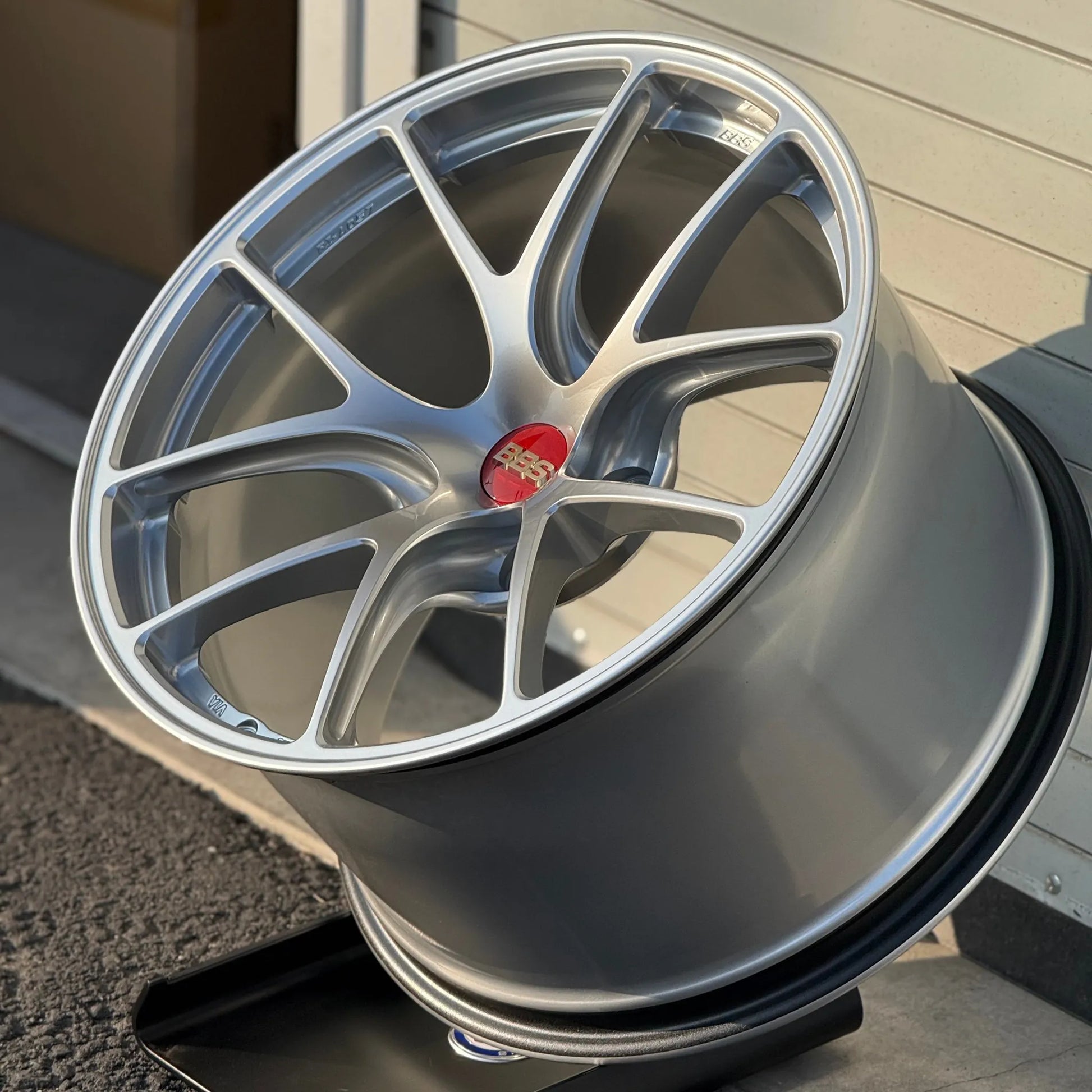 BBS RI-A 19x9 +50, 19x12 +45 5x130 Diamond Silver (SET)