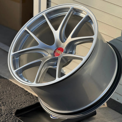 BBS RI-A 19x9 +50, 19x12 +45 5x130 Diamond Silver (SET)