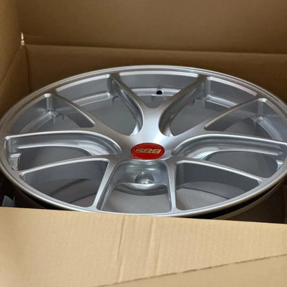 BBS RI-A 19x9 +50, 19x12 +61 5x130 Diamond Silver (SET)