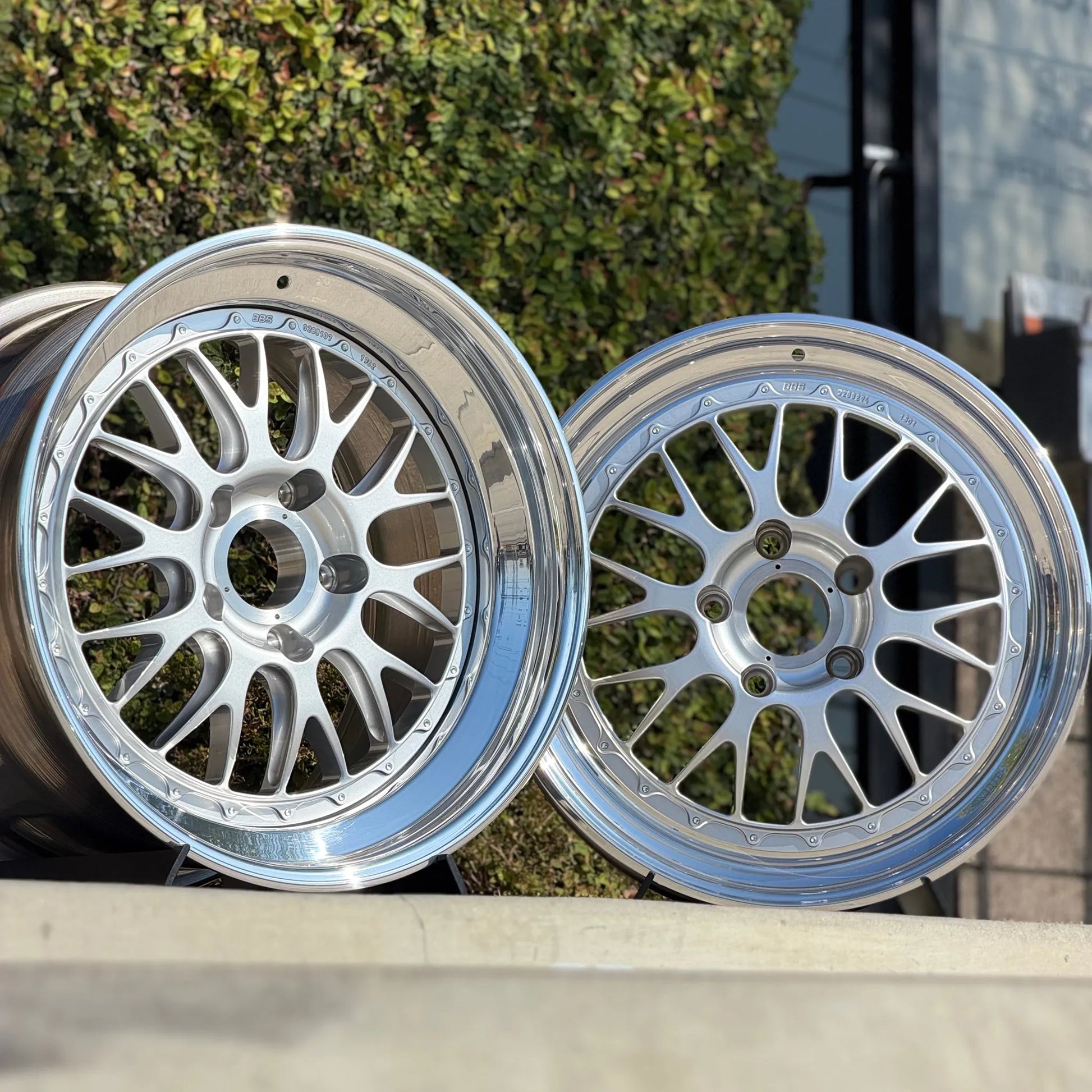 BBS E88 19x9 +50, 19x12 +42 5x130 Silver (SET)