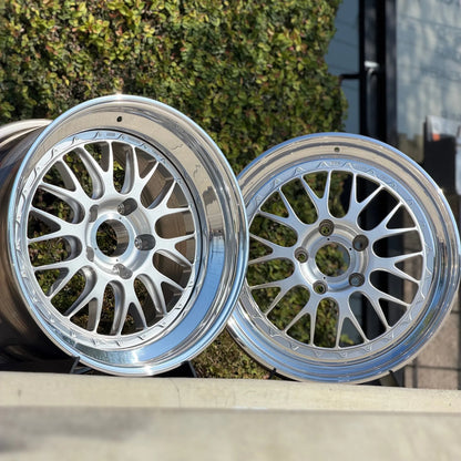 BBS E88 19x9 +50, 19x12 +42 5x130 Silver (SET)