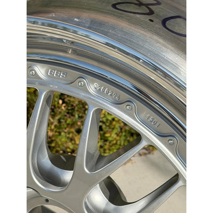 BBS E88 19x9 +50, 19x12 +42 5x130 Silver (SET)