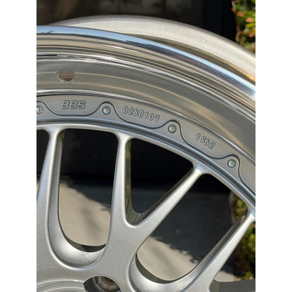 BBS E88 19x9 +50, 19x12 +42 5x130 Silver (SET)