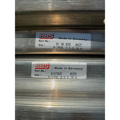 BBS E88 19x9 +50, 19x12 +42 5x130 Silver (SET)