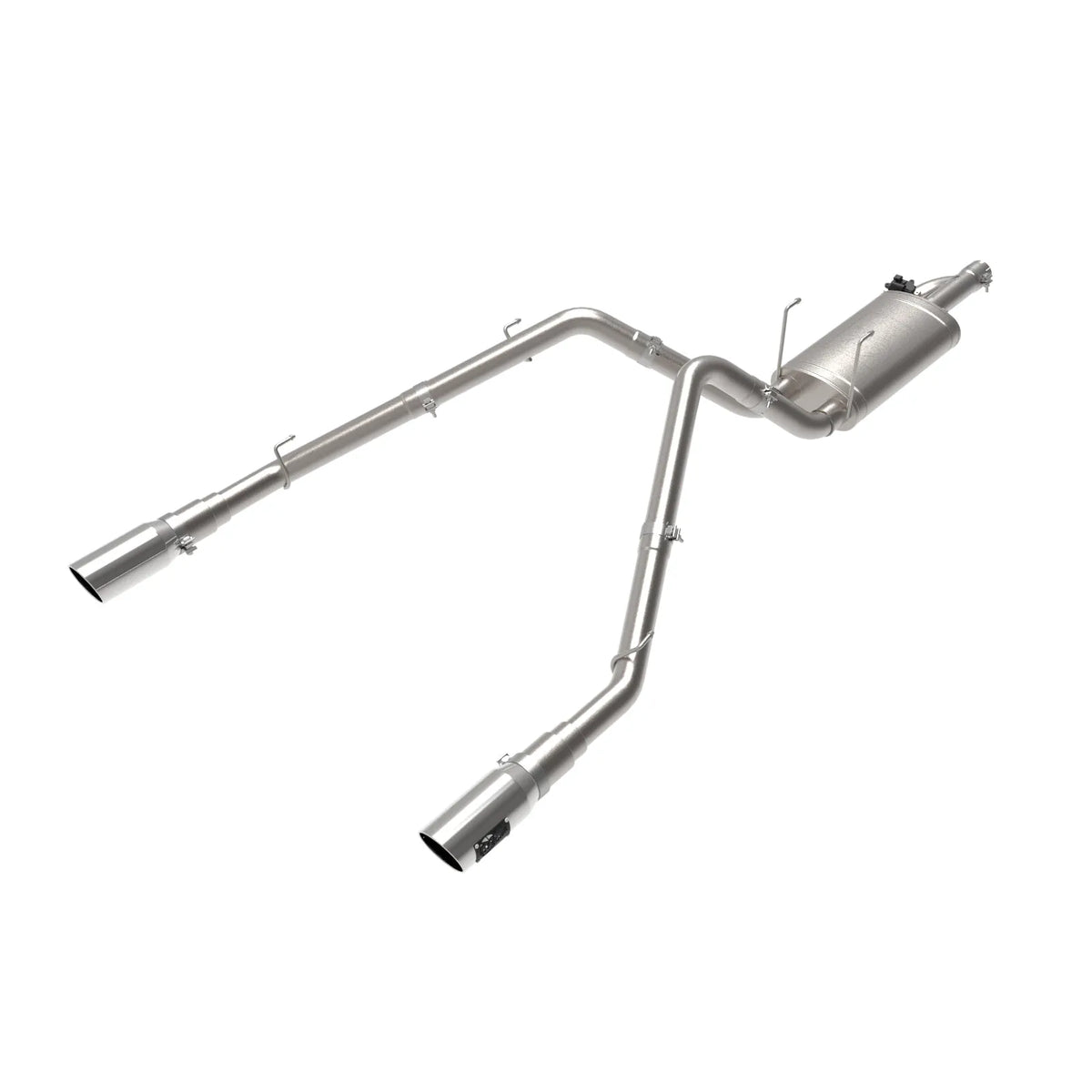 aFe Gemini XV 3in SS D&S Cat-Back Exhaust w/ Cut-Out Polished Tips | Ram 1500 (11-18) (49-32083-P)
