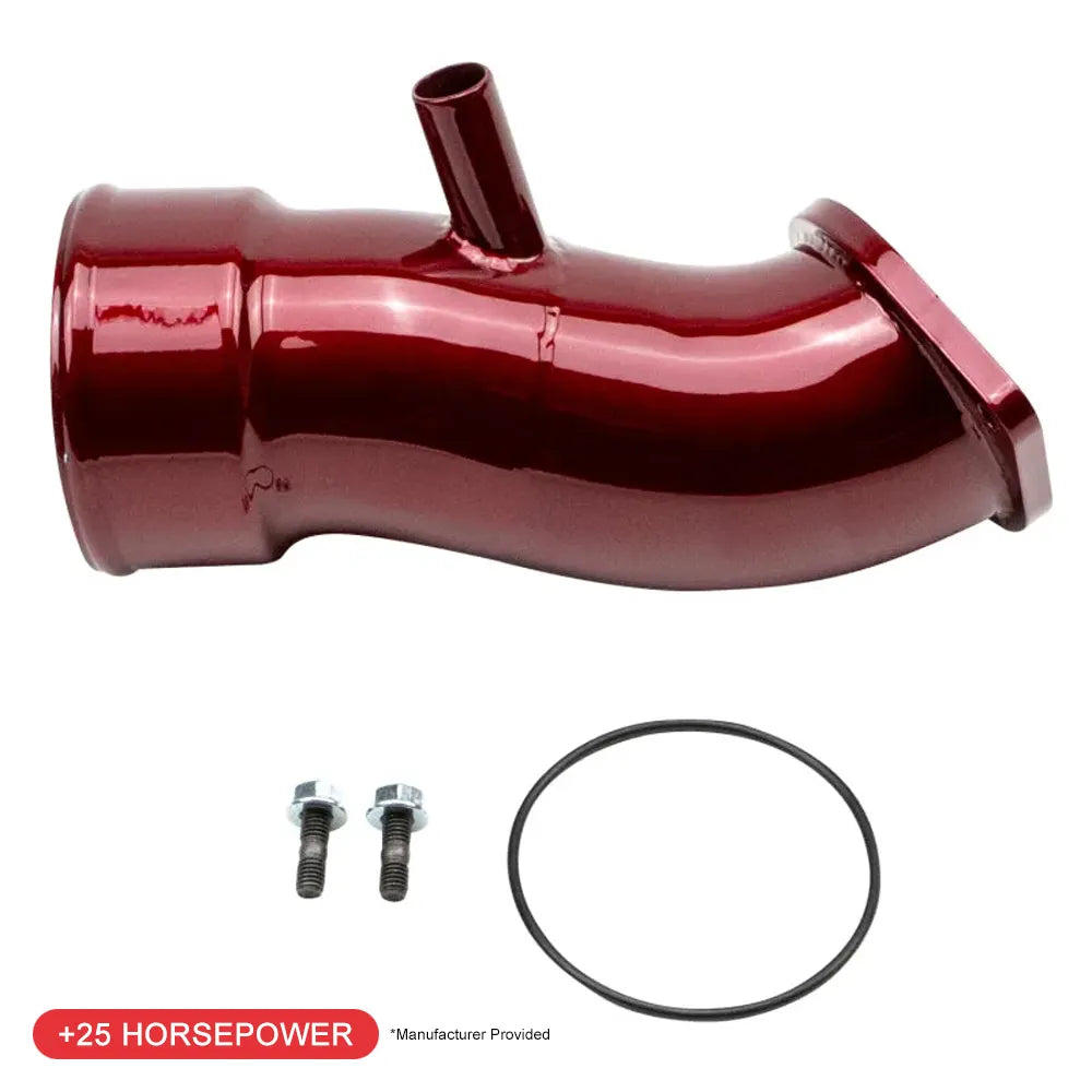 Wehrli 3.5in Intake Horn w/ PCV Port | Chevrolet 6.6L L5P Duramax (20-24) (WCF100833-RED)