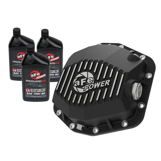 aFe Pro Series Rear Differential Cover w/ Machined Fins & Gear Oil | Ford Bronco (21-22) (46-71291B)