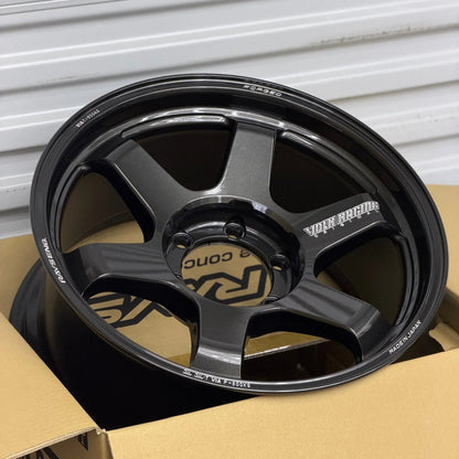 Volk Racing TE37 Ultra Large PCD M-Spec 18x9 +15 6x139.7 Diamond Dark Gunmetal (SET)