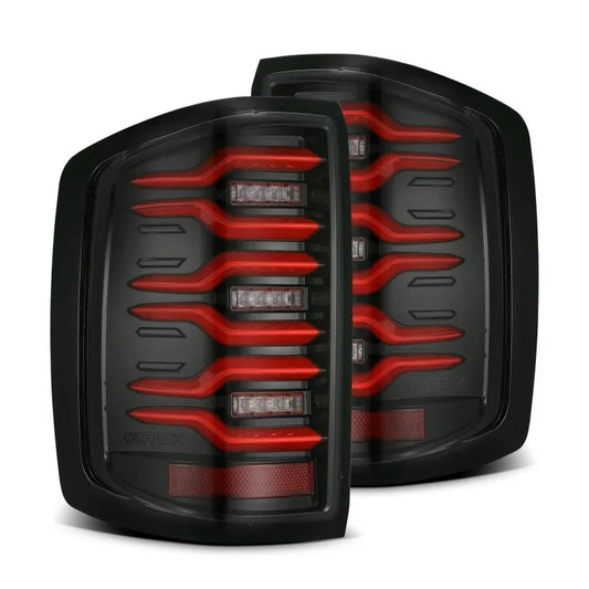 AlphaRex Silverado 14-18 Luxx-Series LED Tail Lights | Chevy Silverado/GMC Sierra (14-19) (620050)