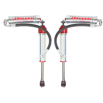 aFe Sway-A-Way 2.5in Front Shock Kit w/ Remote Reservoir | Nissan Patrol (97-17) (201-5600-05)