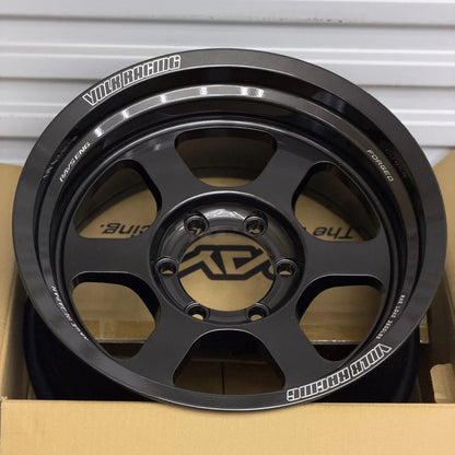 Volk Racing TE37XT M-Spec 17x8.5 -3 6x135 Diamond Black (SET)