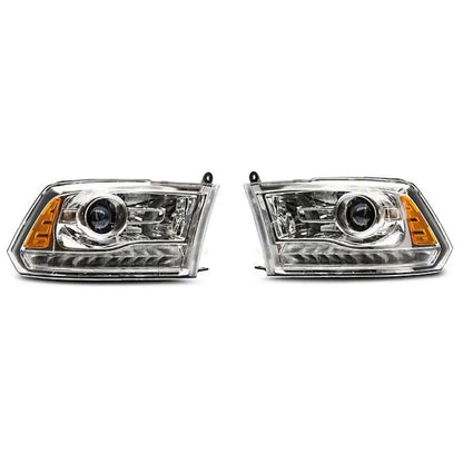 Raxiom 09-18 Dodge RAM 1500 LED Halo Headlights w/ Switchback | Dodge 09-18 (R111519)