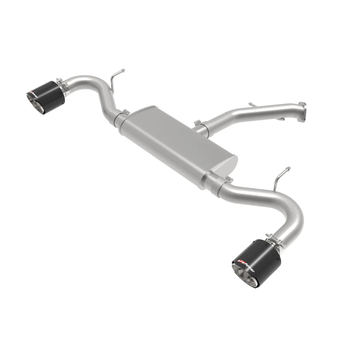 aFe Takeda 2.5in SS Axle-Back Exhaust w/ Carbon Tips | Hyundai Elantra GT 1.6L (18-20) (49-47016-C)