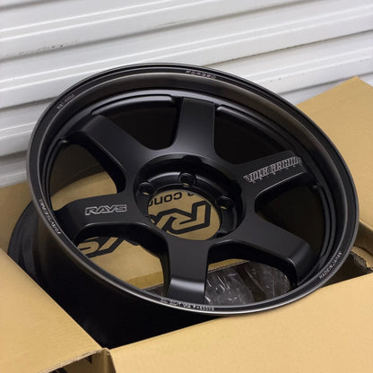 Volk Racing TE37 Ultra Large PCD M-Spec Black Shadow LTD 18x8 +20 6x139.7 Matte Translucent Black (SET)