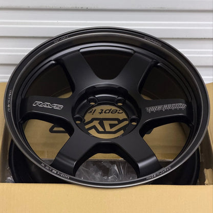 Volk Racing TE37 Ultra Large PCD M-Spec Black Shadow LTD 18x8 +20 6x139.7 Matte Translucent Black (SET)