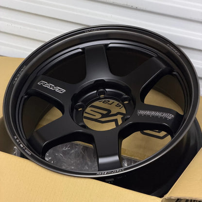 Volk Racing TE37 Ultra Large PCD M-Spec Black Shadow LTD 18x8 +20 6x139.7 Matte Translucent Black (SET)