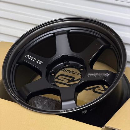 Volk Racing TE37 Ultra Large PCD M-Spec Black Shadow LTD 18x9 +15 6x139.7 Matte Translucent Black (SET)