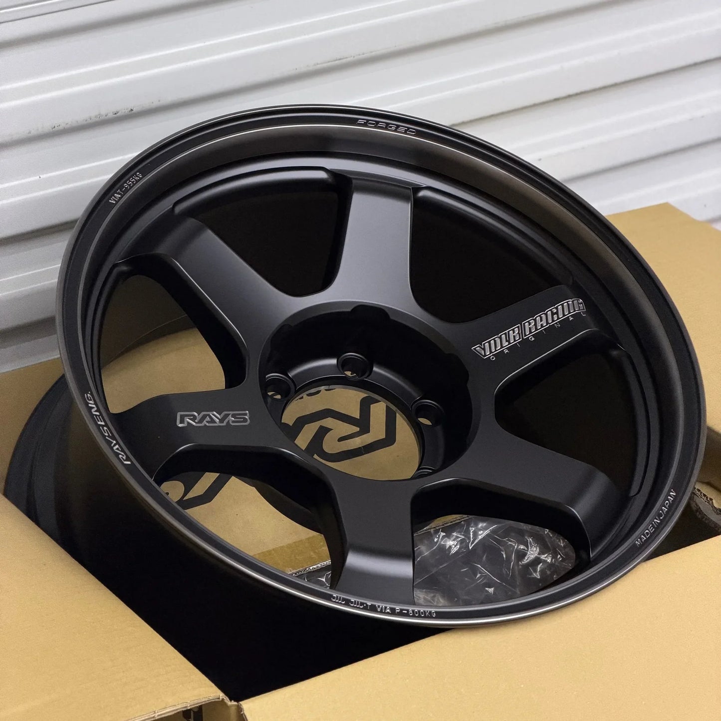 Volk Racing TE37 Ultra Large PCD M-Spec Black Shadow LTD 18x9 +0 6x139.7 Matte Translucent Black (SET)