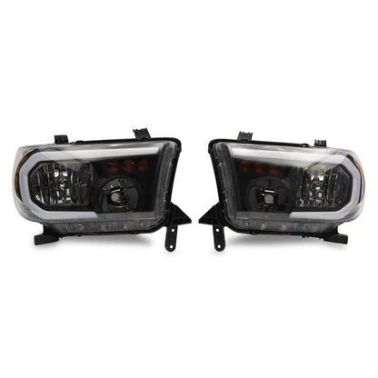 Raxiom 07-22 Toyota Tundra Axial Headlights w/ SEQL LED Bar | Tundra (TU16005)