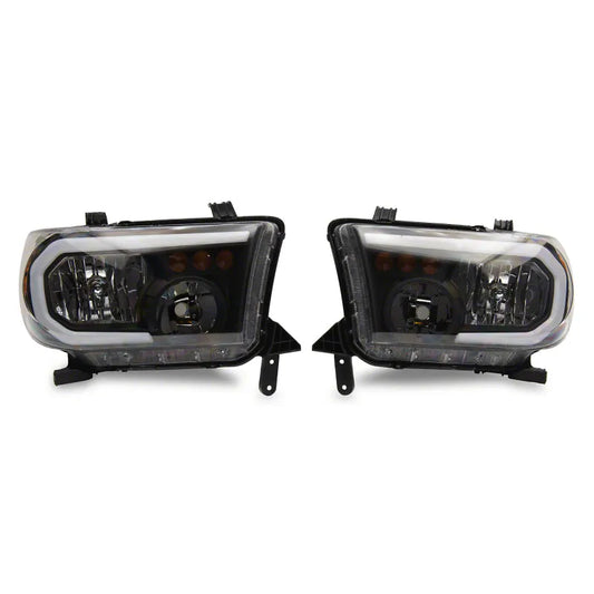 Raxiom 07-22 Toyota Tundra Axial Headlights w/ SEQL LED Bar | Tundra (TU16005)