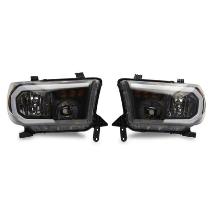 Raxiom 07-22 Toyota Tundra Axial Headlights w/ SEQL LED Bar | Tundra (TU16005)
