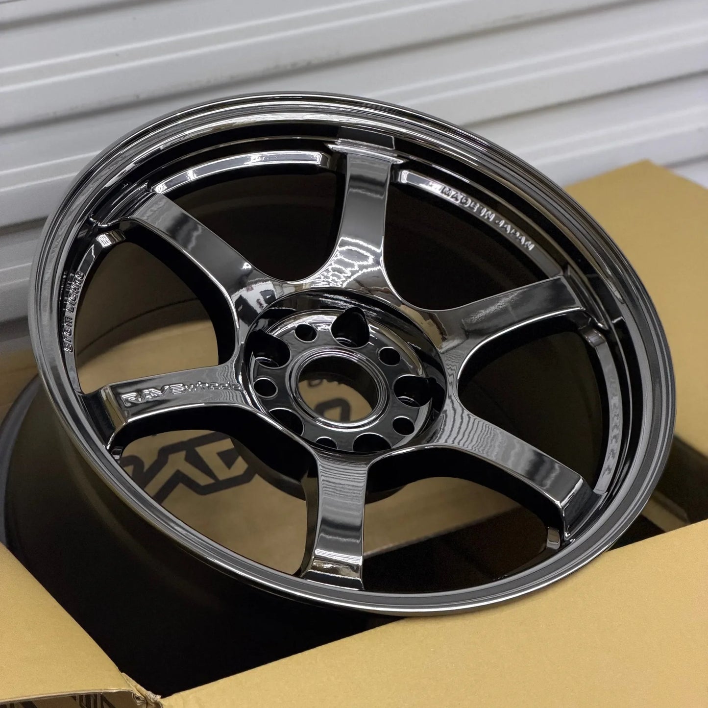 Gram Lights 57DR Limited 17x9 +22 5x114.3 Rays Black Metal Coat (SET)