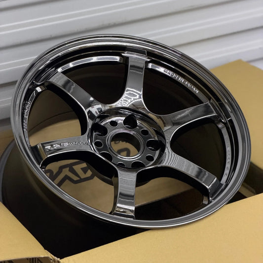 Gram Lights 57DR Limited 17x9 +22 5x114.3 Rays Black Metal Coat (SET)