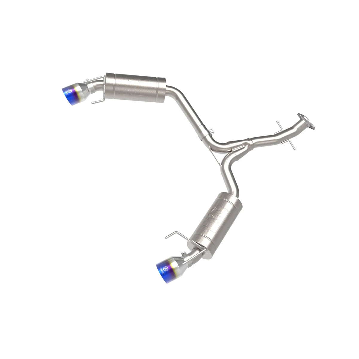 aFe Takeda 2.1/2in SS Axle-Back Exhaust w/ Blue Flame Tips | Lexus IS250/350 (06-13) (49-36055-L)