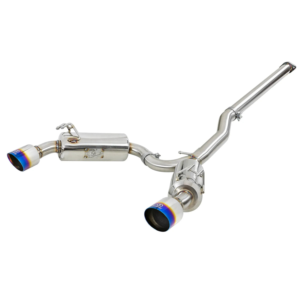 aFe Takeda 3in to 2.5in SS Cat-Back Exhaust | Mitsubishi EVO (08-15) (49-36701-L)